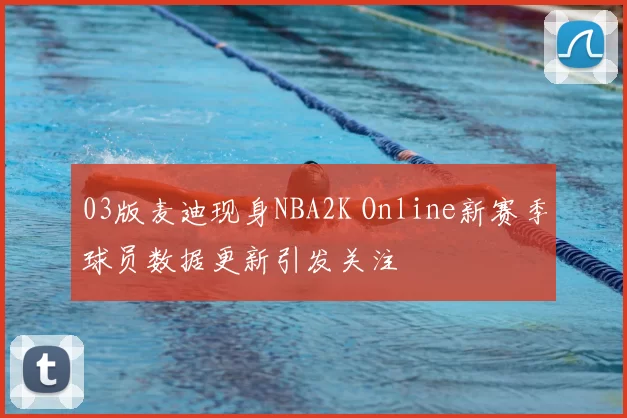 03版麦迪现身NBA2K Online新赛季球员数据更新引发关注
