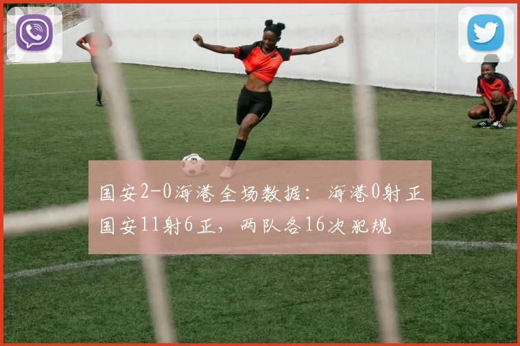 国安2-0海港全场数据：海港0射正国安11射6正，两队各16次犯规