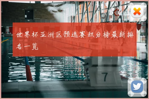 世界杯亚洲区预选赛积分榜最新排名一览